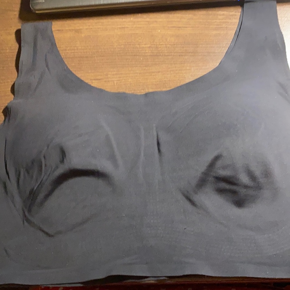 Rhonda Shear black bra size L